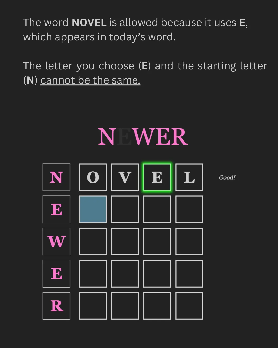 How to play - slide 2 (dark mode)